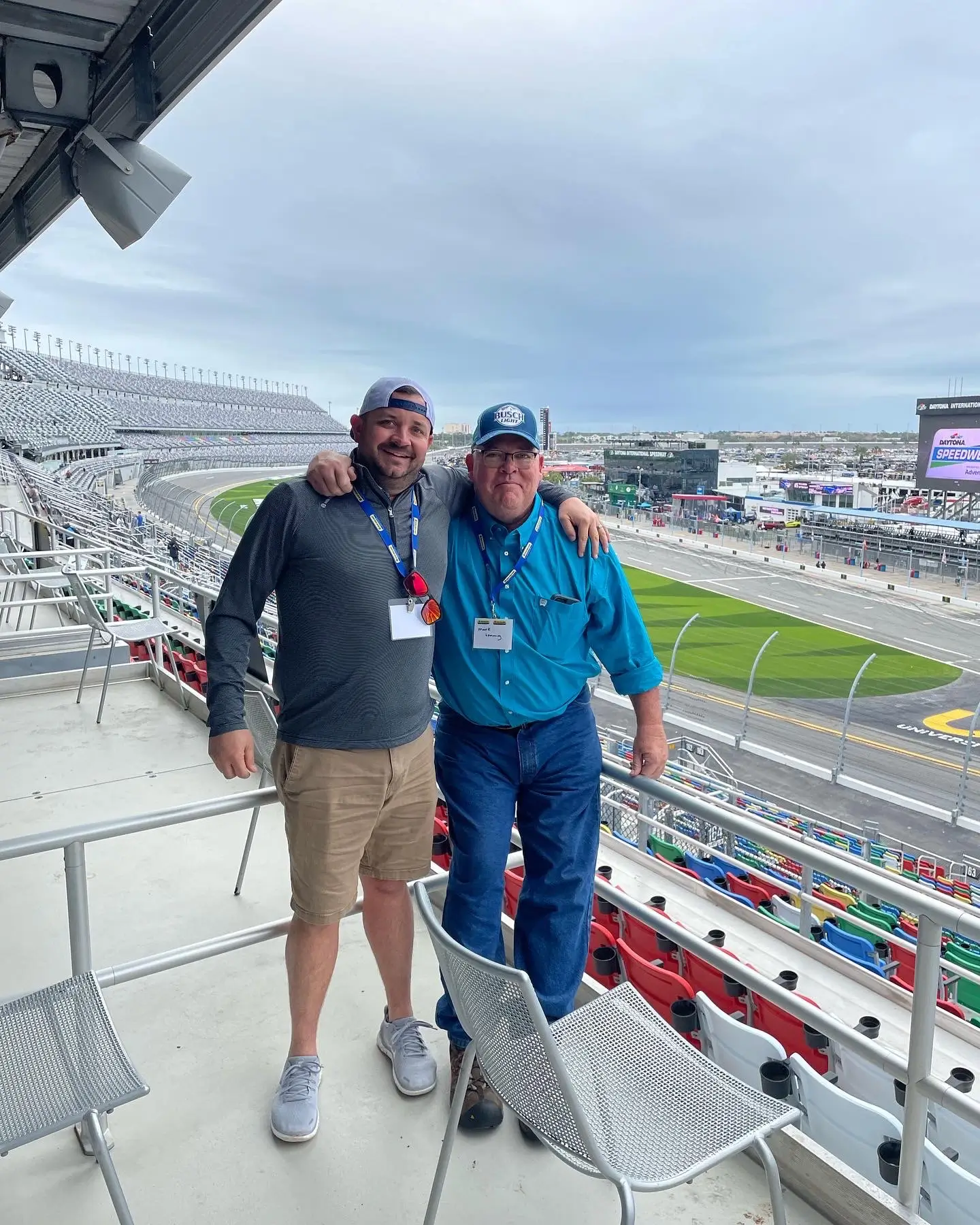 Wes and Mark at the Indy 500